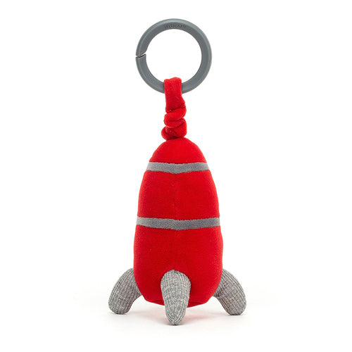 Deer Industries, Jellycat Singapore, Cosmopop Rocket Jitter, Baby toy Jitter, Red Toy for babies