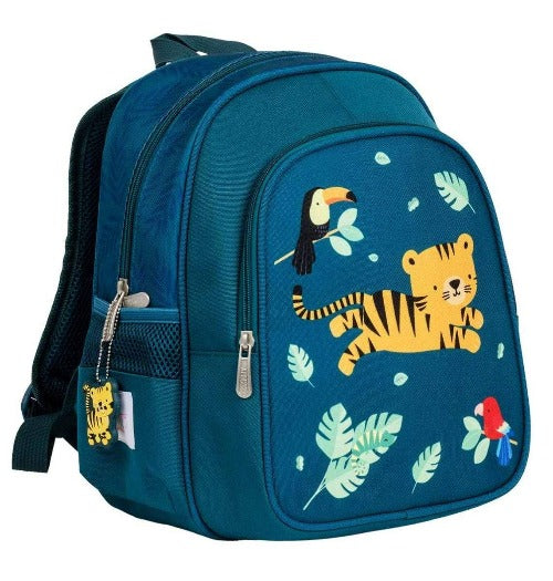 Deer Industries Kids Backpack, Kids Backpack Jungle Tiger, Jungle theme kids accessories, kids store singapore, pre-school backpack