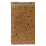 Deer Industries Kids Store Singapore, Rug Store Singapore, Semmie Dots Rug Tapis Petit, Tapis Petit Singapore, 120 x 170 rug, warm orange rug with black dots, kids rugs Singapore