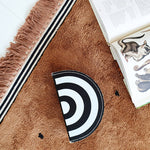 Deer Industries Kids Store Singapore, Rug Store Singapore, Semmie Dots Rug Tapis Petit, Tapis Petit Singapore, 120 x 170 rug, warm orange rug with black dots, kids rugs Singapore