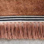 Deer Industries Kids Store Singapore, Rug Store Singapore, Semmie Dots Rug Tapis Petit, Tapis Petit Singapore, 120 x 170 rug, warm orange rug with black dots, kids rugs Singapore