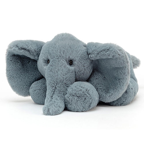 Deer Industries Kids Store, Jellycat Singapore, Huggady Elephant Jellycat, HUG2ELE, stuffed animals singapore, blue elephant plushie, toys for newborn, toys for toddlers, gifts for kids