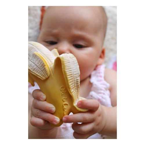 Deer Industries Kids Store, Oli & Carol Ana Banana, Fruit Baby Teether & Toy, shop baby toys online