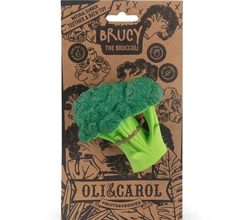 Deer Industries Kids Store, Oli & Carol Baby Toy Brucy Broccoli, Shop baby toys online singapore, baby bath toy, baby teether