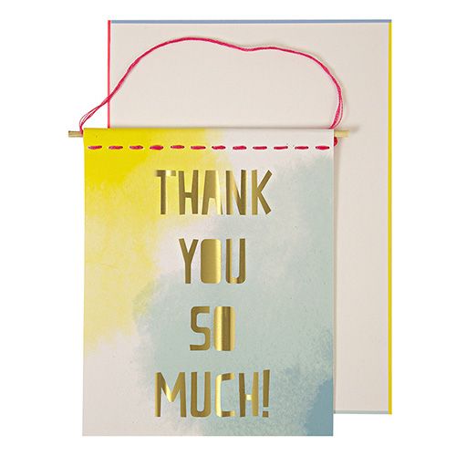 Deer Industries Greeting Cards, thank you so much card banner, meri meri singapore, gift cards online