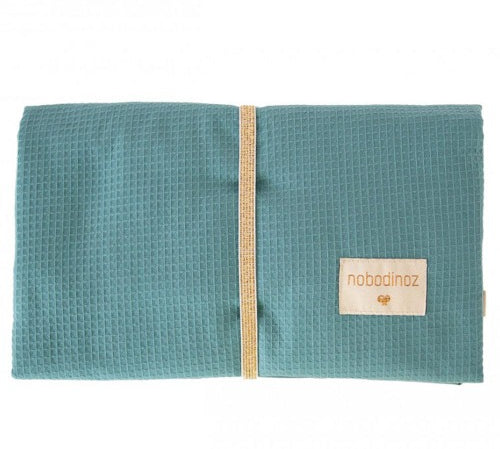 Deer Industries Baby Accessories, nobodinoz changing pad mozard magic green, nobodinoz singapore, baby accessories in turquoise