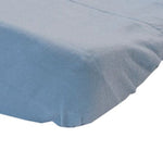 Deer industries nursery bedding lodger solid pure (blue) changing pad cover