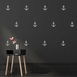 deerindustries walldecal pomlebonhomme wall stickers anchor silver