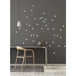 Deer Industries Kids Store Singapore, Wall Stickers and wall decals for Kids, Dots Stickers, Silver dots, wall stickers easily removable