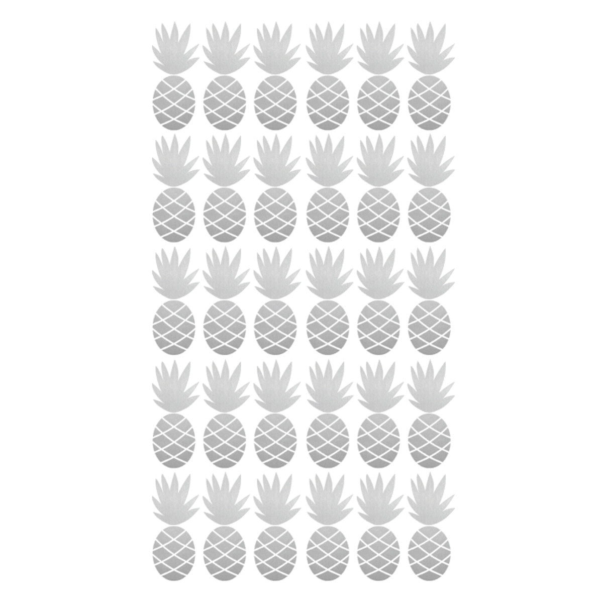deer industries kids lifestyle bedroom wall decor wall decals pom pineapple silver