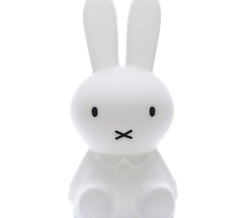 Deer Industries Miffy Original Lamp Mr Maria. Kids light of cute bunny. LED and with dimmer. Safe, stylish functional kids lamp. Best Nursery or kids room decor. 