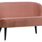 deer industries sofa, pink sofa, velvet sofa