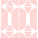 Pom Wall Stickers Pink Triangle, Wall Decor Kids, Kids Room Decor