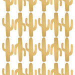 Deer Industries Pom Wall Stickers Cactus Gold, Decorative Wall Decals, Kids Room Decor Accessories