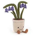 Deer Industries Jellycat Amuseable Bluebell. Soft toy plant with purple flowers. Great home decor. 