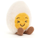 Deer Industries Jellycat Amuseable Boiled Egg Laughing. Plush egg, perfect gift for egg-lover foodie.