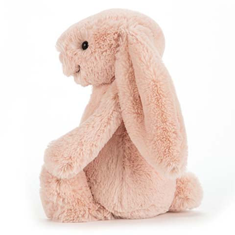 Deer Industries Jellycat Soft Toy Bashful Bunny Blush. Pink Peach plush rabbit, classic bunny gift for baby, toddler, boy or girl.