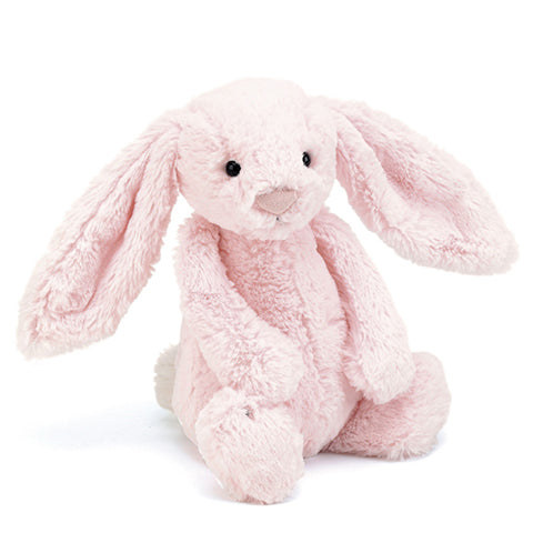 Deer Industries Soft Toy Jellycat Bashful Bunny soft light pink. Perfect gift for baby girl. Super soft bunny plush.