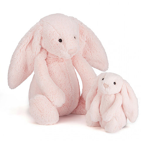 Deer Industries Soft Toy Jellycat Bashful Bunny soft light pink. Perfect gift for baby girl. Super soft bunny plush.