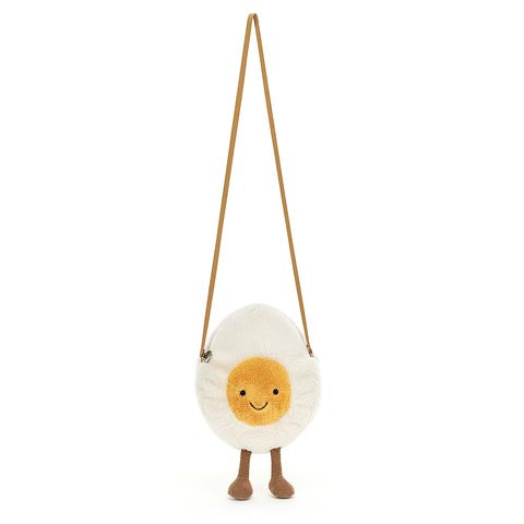 Deer Industries Jellycat Amuseable Happy Boiled Egg Bag. Kids bag in egg shape.  