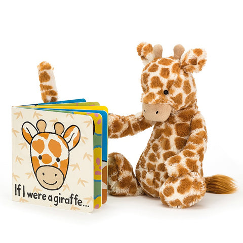 Deer Industries Kids books Jellycat If I were a giraffe beige. Perfect present for a baby girl baby boy or toddler. Fun and educational. Improve fine motor skills. 