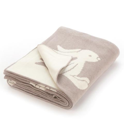 Deer Industries Jellycat Baby Blanket Bashful Bunny Beige. Best genderneutral baby gift this cute braided bunny blanket for baby girl and boy. 