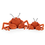Deer Industries Jellycat Soft Toy Crispin Crab. Great Gift for baby, toddler and kids.