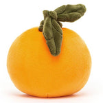 Deer Industries Jellycat Soft Toy Fabulous Fruit Orange. Plush fruit clementine. Healthy kids present this fruit toy. 