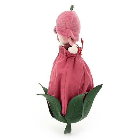 Deer Industries Jellycat Doll Petalkin Rose. Friendly fairy soft toy gift for kids who love fairytales. 