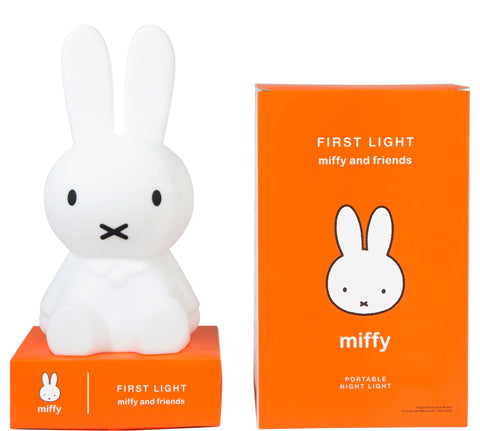 Deer Industries Mr Maria Night light Miffy My first light. Cute dimmable rechargeable LED night light for toddler boy and girl.  Edit alt text