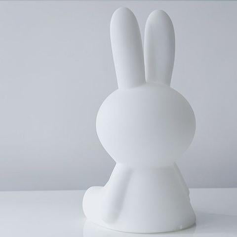 Deer Industries Mr Maria Miffy Light. Large rabbit light LED with remote. Great nursery or kids room decor. Gender neutral toddler or kids lamp.